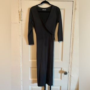 Black Wrap Dress